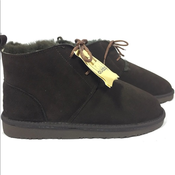 New AUABP Australia Mid Cut Boots Winter Women Choco Brown Leather Lining 11 - Picture 4 of 11